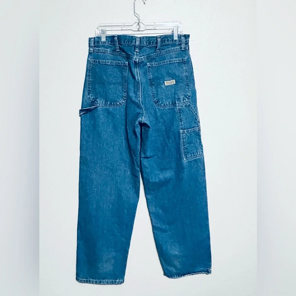 Wrangler Carpenter Blue Jeans Men Size 34x32